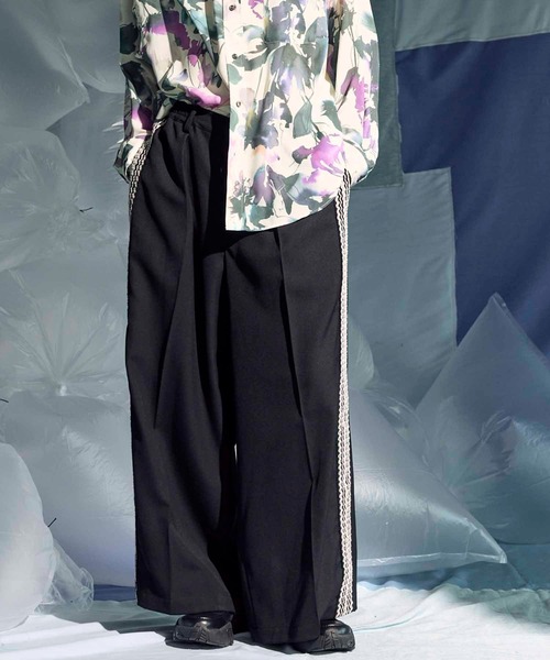 メゾンスペシャル　プライムワイドサイドラインバギーパンツ MAISON SPECIAL スラックス 「UNISEX」Prime-Wide Side Line