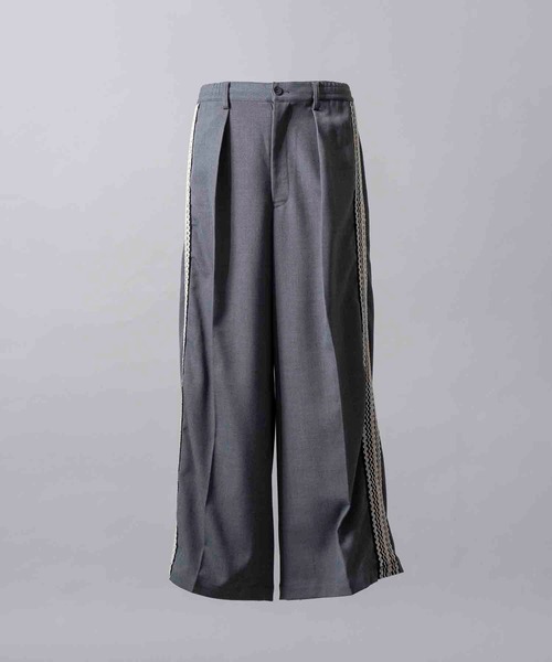 メゾンスペシャル　プライムワイドサイドラインバギーパンツ MAISON SPECIAL スラックス 「UNISEX」Prime-Wide Side Line