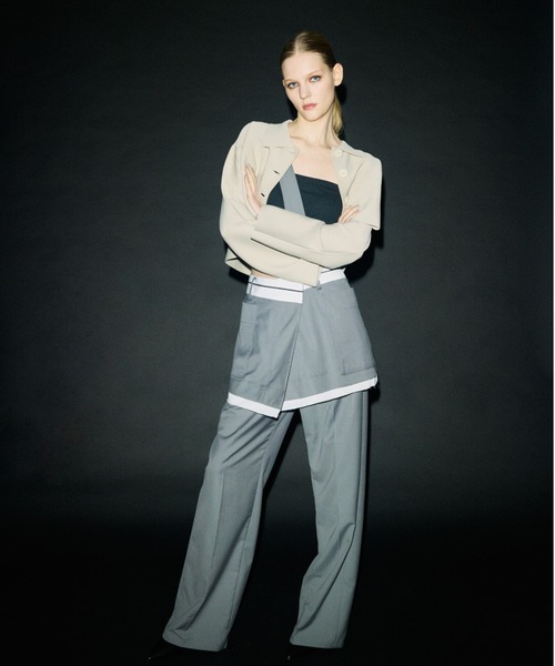PLUS（AZUL BY MOUSSY） スラックス パンツ 「PLUS」ビスチェ＆パンツ2