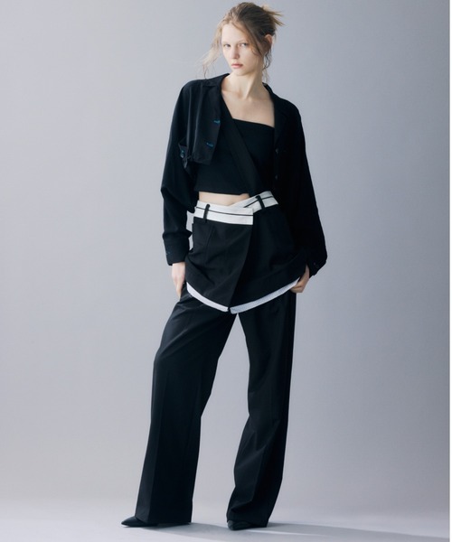 PLUS（AZUL BY MOUSSY） スラックス パンツ 「PLUS」ワンショルダー