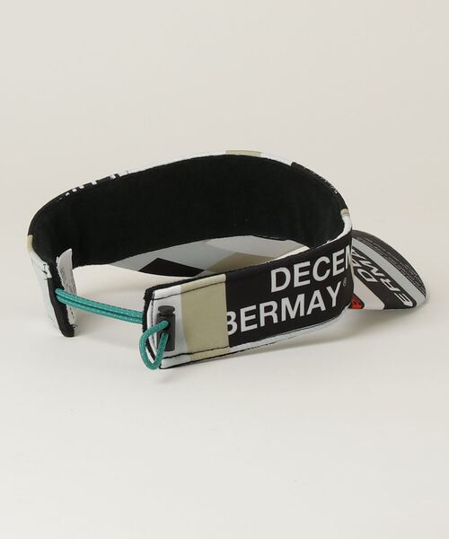 DECEMBERMAY サンバイザー Tricolor print visor メンズ レディース