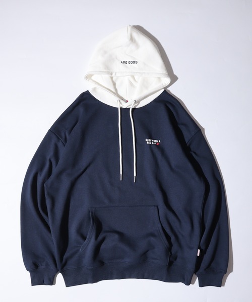 Ｌサイズ caprice パーカー GIRL HOODIE 10 RED CAP GIRL（レッドキャプガール） パーカー 裏毛HOODIE メンズ