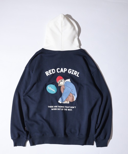 RED CAP GIRL（レッドキャプガール） パーカー 裏毛HOODIE メンズ