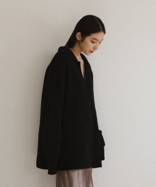 ENOF ニット　ブラック ENOF 「ENOF」 長袖ニット FREE ブラック レディース : ZOZOTOWN