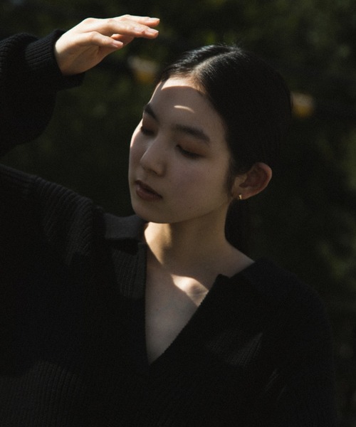ENOF 「ENOF」 長袖ニット FREE ブラック レディース : ZOZOTOWN