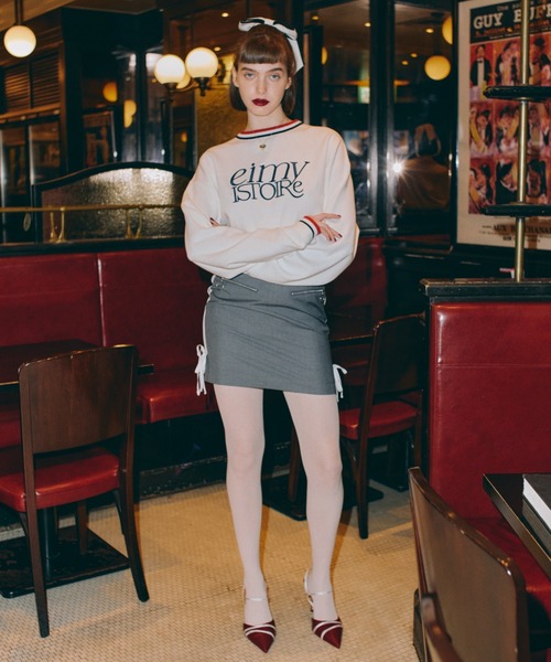 EIMY ISTOIRE（エイミーイストワール） 長袖ニット FREE ネイビー