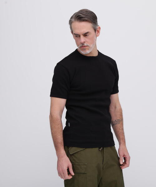 AVIREX tシャツ 「DAILY/デイリー」MINI WAFFLE S/S T-SHIRT