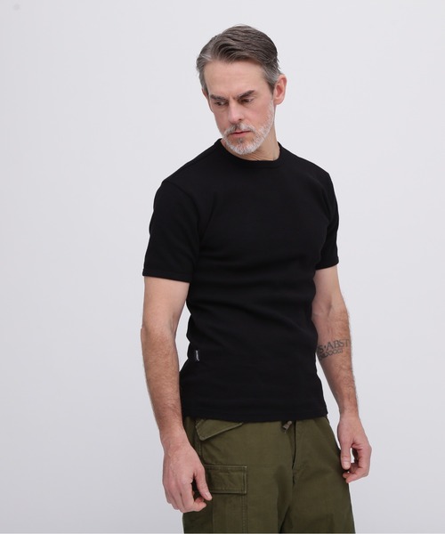 MINI WAFFLE T-SHIRT ／ ミニワッフル 半袖Tシャツ ／ AVIREX ／ アヴィ AVIREX tシャツ MINI WAFFLE T-SHIRT / ミニワッフル 半袖T
