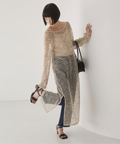 eenie （イーニー）ワンピース メッシュドレスjoint works eenie (イーニー) ワンピース メッシュドレス joint works