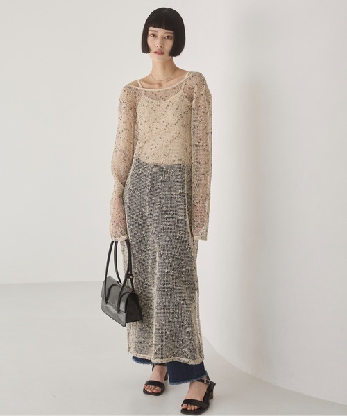 ANGIE ワンピース メッシュ シアー : ZOZOTOWN Yahoo!店 - 通販