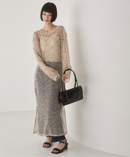ANGIE ワンピース メッシュ シアー : ZOZOTOWN Yahoo!店 - 通販