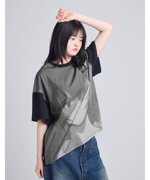 tシャツ 「8」「it」「evangelion x little sunny bite」 face big tee レディース メンズ Little sunny bite tシャツ 「8」「it」「evangelion x little
