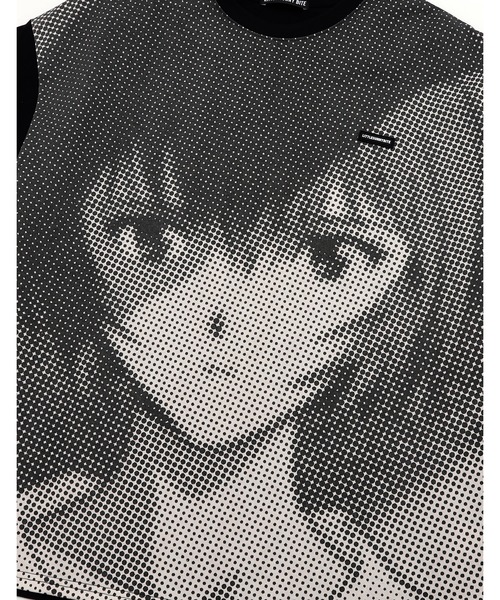 tシャツ 「8」「it」「evangelion x little sunny bite」 face big tee レディース メンズ Little sunny bite tシャツ 「8」「it」「evangelion x little