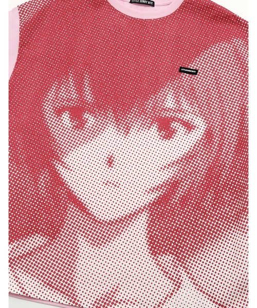 tシャツ 「8」「it」「evangelion x little sunny bite」 face big tee レディース メンズ Little sunny bite tシャツ 「8」「it」「evangelion x little