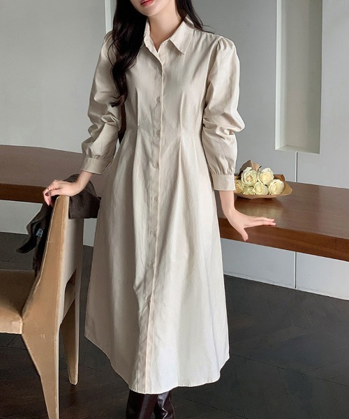 シャツワンピース フレアロングシャツワンピース : ZOZOTOWN Yahoo!店