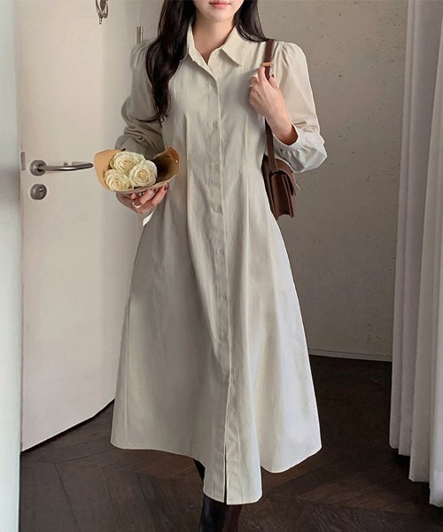 シャツワンピース フレアロングシャツワンピース : ZOZOTOWN Yahoo!店