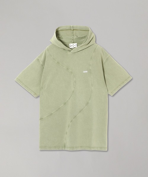 tシャツ AVAVAV Hooded t-shirt green F24N0322 レディース