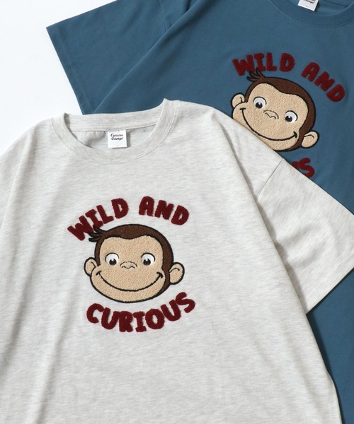tシャツ Curious George/おさるのジョージ オーバーサイズ ワン