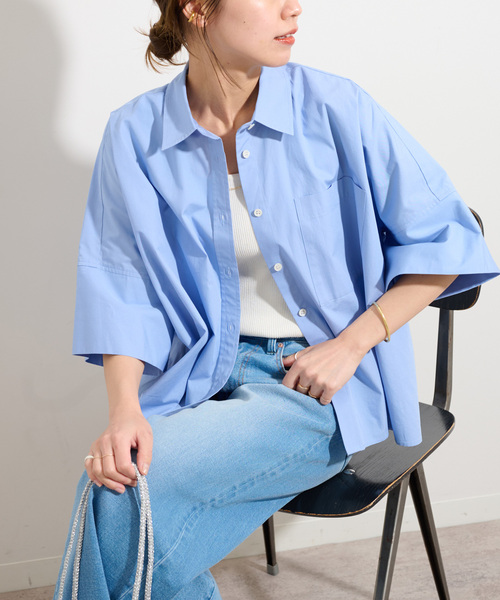 ブラウス シャツ 「追加」コットンブロードボクシーシャツ レディース JOURNAL STANDARD relume ブラウス シャツ 「追加」コットン