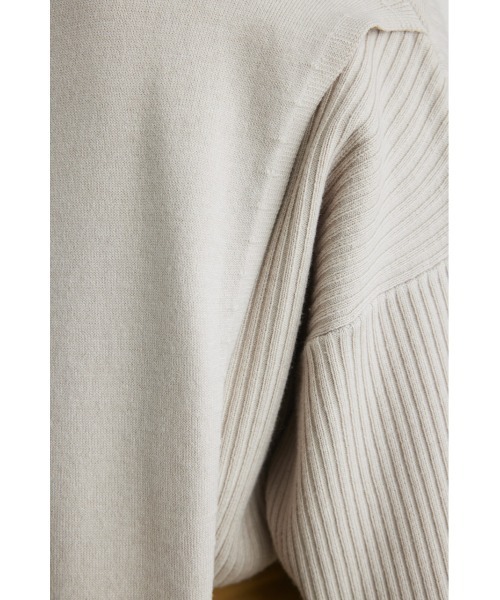 STYLEMIXER（スタイルミキサー） 長袖ニット FREE ライトベージュ