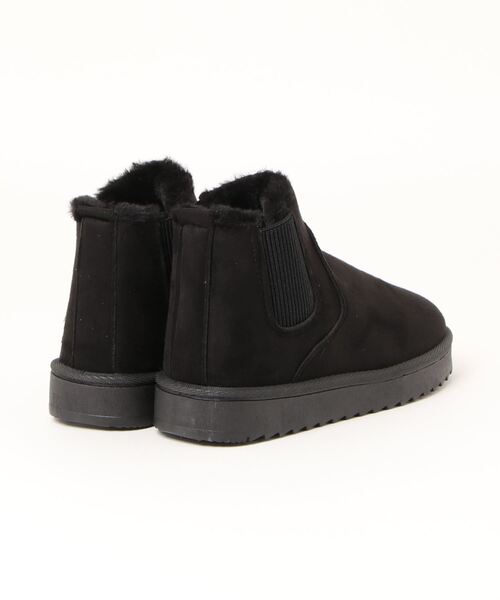 「R&E」 ムートンブーツ LL ベージュ系その他 レディース_画像2