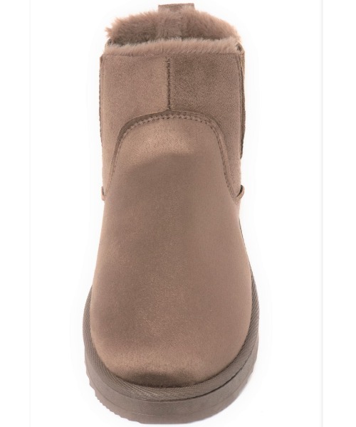 「R&E」 ムートンブーツ LL ベージュ系その他 レディース_画像7