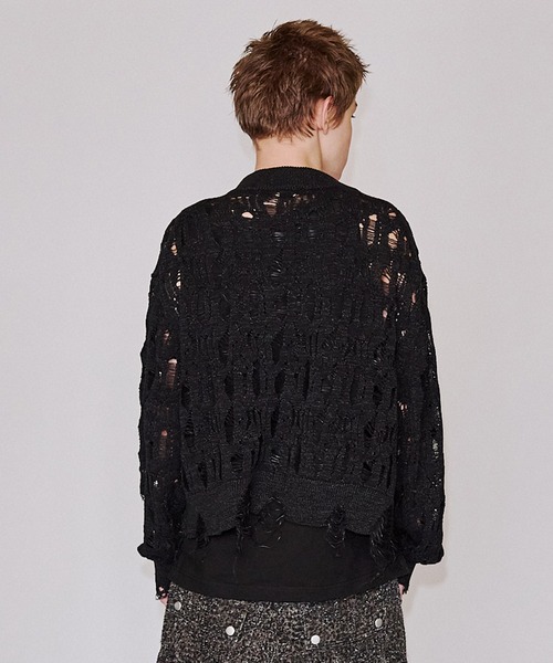 カーディガン 「25AW PRE-ORDER」Crochet Motif Zip Knit Cardigan/クロシェモチーフジップニットカーデ「MA 楽天市場】【COOHEM】 CROCHET KNIT CD コーヘン クロシェ