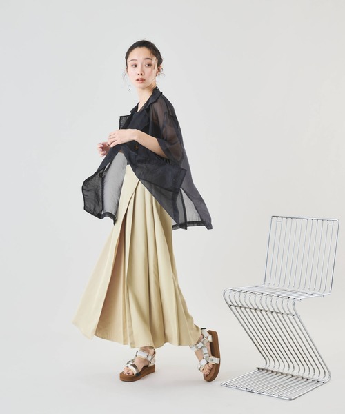 Muscat スカート アシンメトリープリーツスカート : ZOZOTOWN