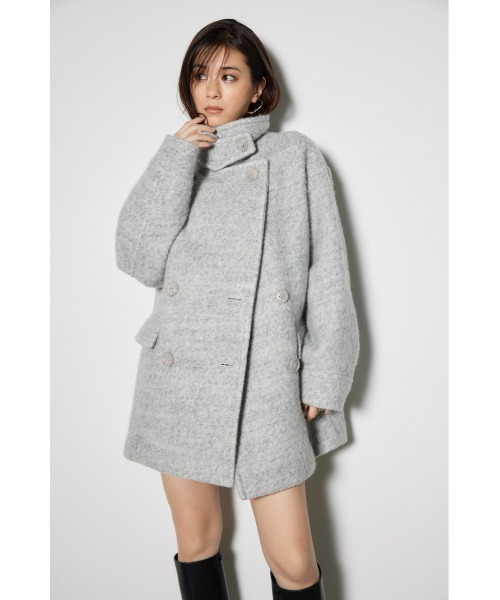 「rienda」 ピーコート SMALL ホワイト レディース_画像3