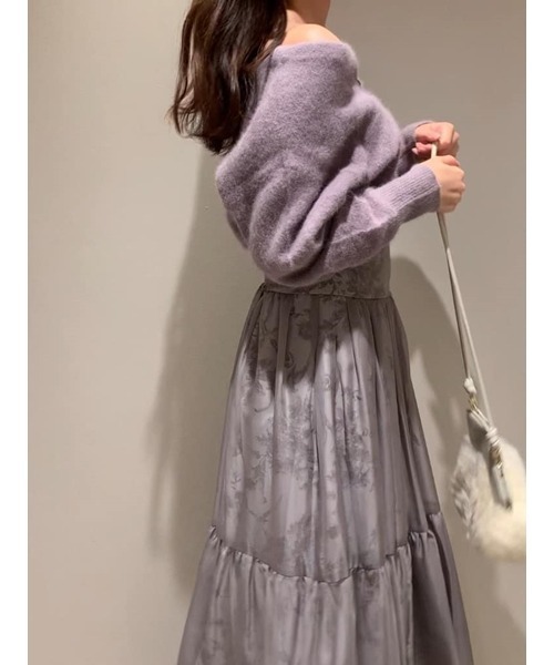 「SNIDEL」 ニットカーディガン FREE ピンク レディース_画像9