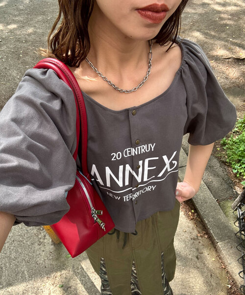 tシャツ 変形バルーンスリーブカットソーチュニック レディース ドルマン レディース トップス ドルマンスリーブ チュニック