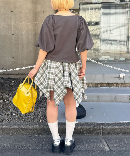 tシャツ 変形バルーンスリーブカットソーチュニック レディース 楽天市場】Tシャツ レディース カットソー 春 夏 トップス 半袖