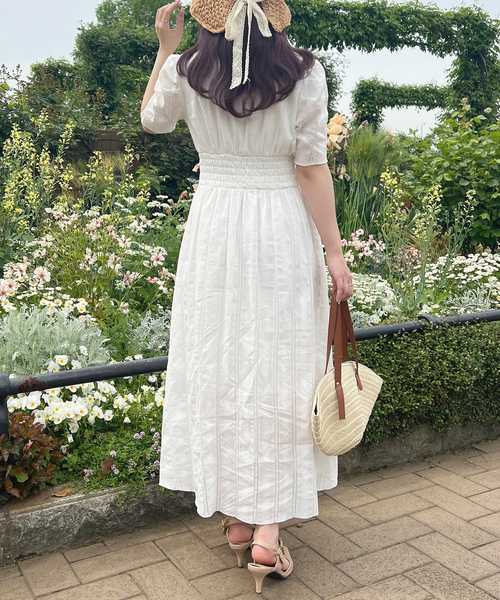 「apres jour」 半袖ワンピース X-LARGE オフホワイト レディース_画像2