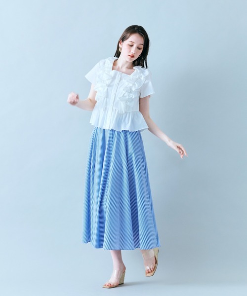 Audie a Muses（オーディア ミューズ） スカート 夏 バイヤス使い
