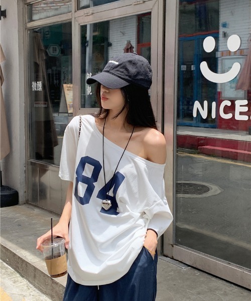 kijun 韓国ブランド トップス タグ付き 新品未使用 楽天市場】韓国 ファッション 長袖Tシャツ スクエアライン