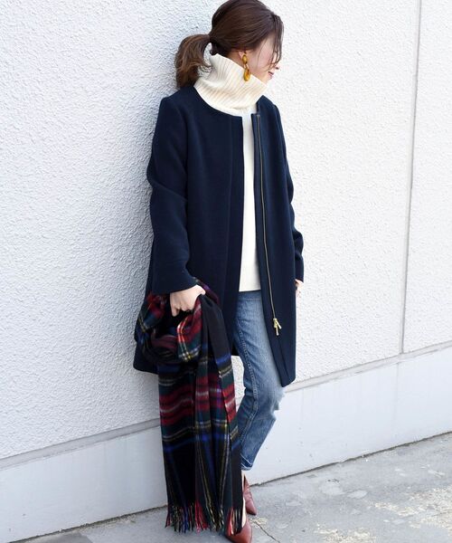 「Khaju」 コート 38 ベージュ レディース_画像4