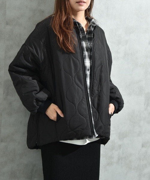 INTERPLANET（インタープラネット） ノーカラーコート コート ウェーブ