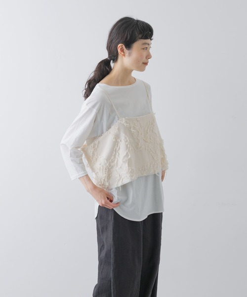 かぐれ tシャツ ジャガードキャミソール レディース : ZOZOTOWN