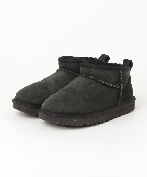イタリア製 UGG アグ ムートン ブーツ アブリー 22cm レディース UGG（アグ） 送料無料 ブーツ レディース クラシックミニサイドロゴII
