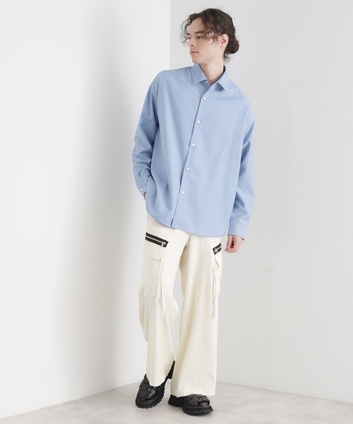tk.TAKEO KIKUCHI（ティーケータケオキクチ） シャツ TR長袖シャツ