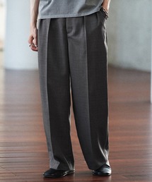 スラックス SEMI WIDE STRAIGHT WOOLY SLACKS メンズ｜ZOZOTOWN Yahoo!店
