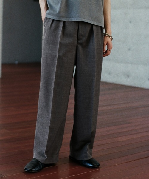 WYM 25ss スラックス グレー M WYM LIDNM 「WYM LIDNM」 スラックス M グレー メンズ