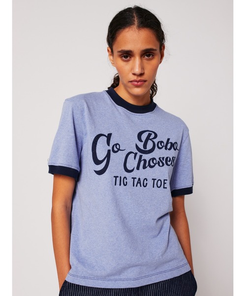 tシャツ Go Bobo fitted T-shirt レディース