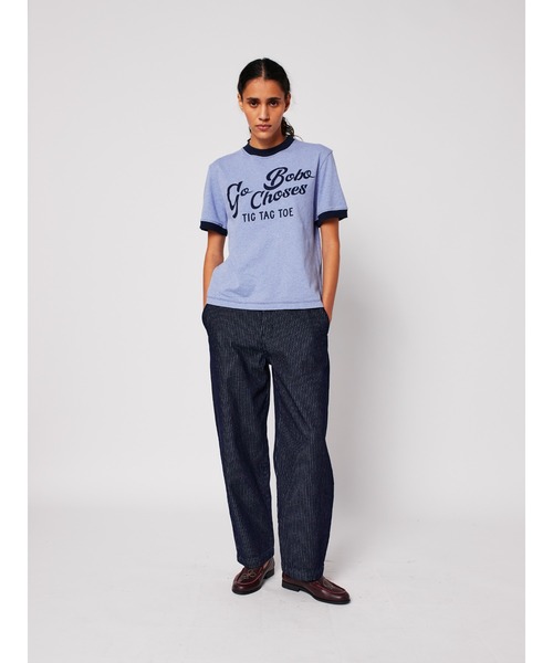 BOBO CHOSES（ボボショーズ） tシャツ 半袖 Go Bobo fitted T-shirt