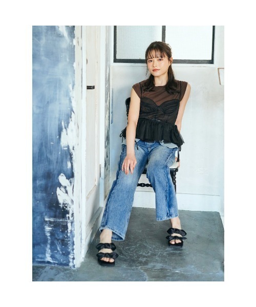 「Realta」 ミュール M シルバー レディース_画像8