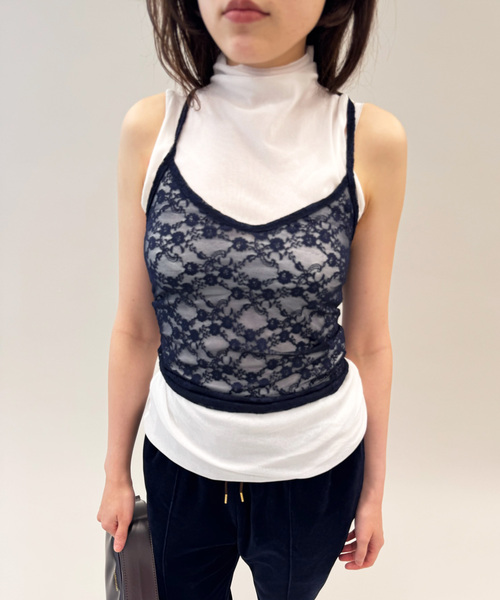 tシャツ 「Foundry Mews for LULU」lace tops レディース