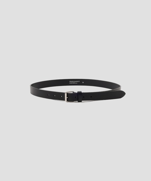 MARGARET HOWELL レザー　ベルト　ブラック Margaret Howell 'MHL Keeper Buckle Belt' (Black Leather) – C