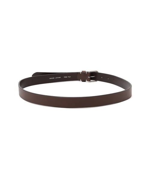 新品 マーガレットハウエル レザーベルト 日本製 ブラウン MARGARET HOWELL ベルト OILED LEATHER NARROW BELT メンズ
