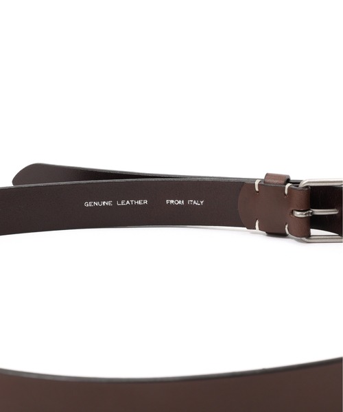 MHL. MARGARET HOWELL ベルトブラック/ブラウンレザーベルト MHL.（エムエイチエル）の「ANTIQUE LEATHER（ベルト）」 - WEAR