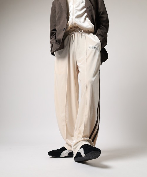 SUGGESTION スマホショルダー ワイドパンツ パンツ RESHAM カーブ